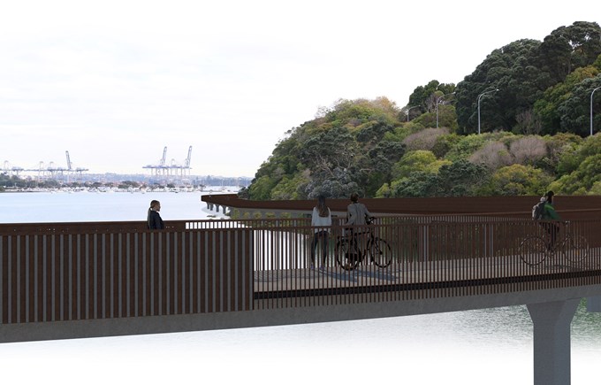Have your say on the design of Glen Innes to Tamaki Drive shared path