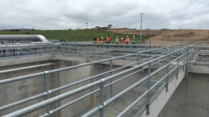 Wastewater treatment plant progressing2