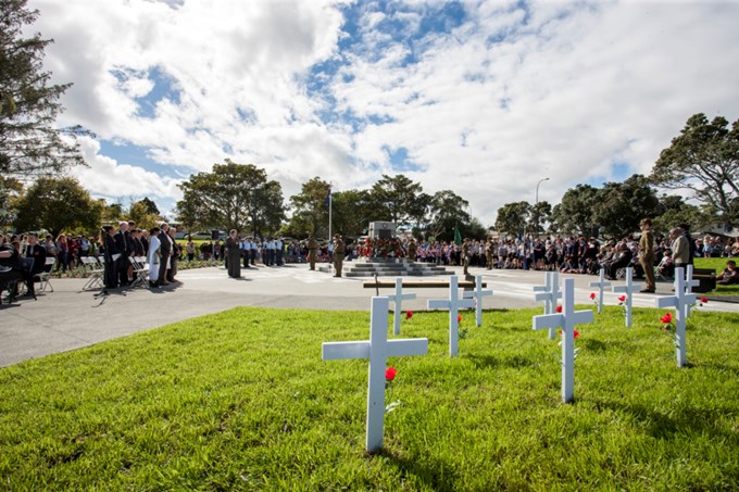 Anzac Service At Mt Roskill Memorial Reserve