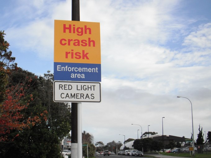 six red light camera