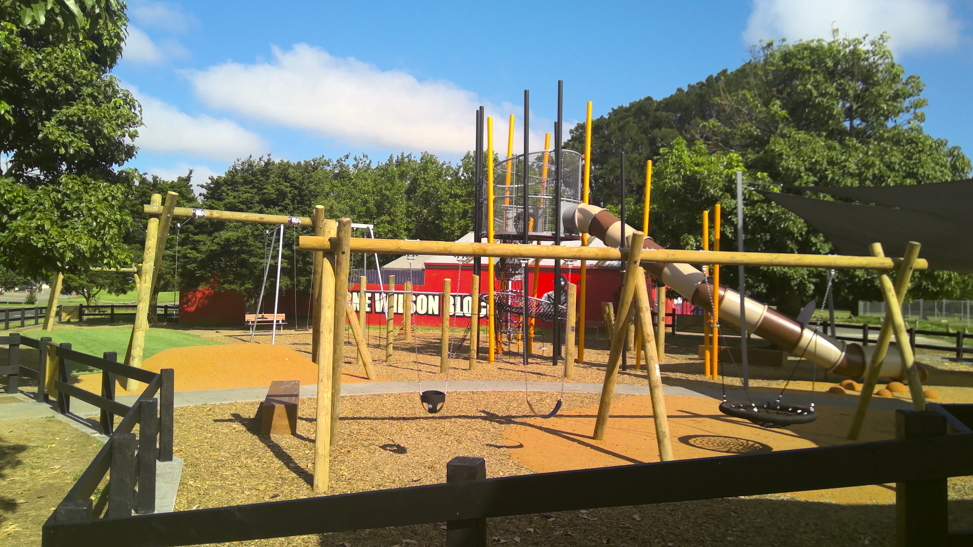 The new look of Ngāti Ōtara Park playground.