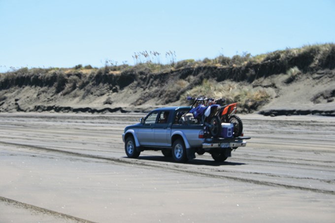 Drive safely on Muriwai Beach