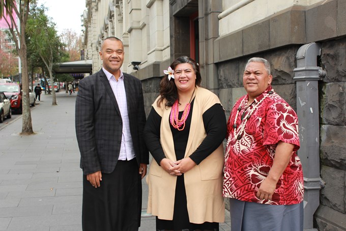 Samoan Auckland Councillors outside town hall
