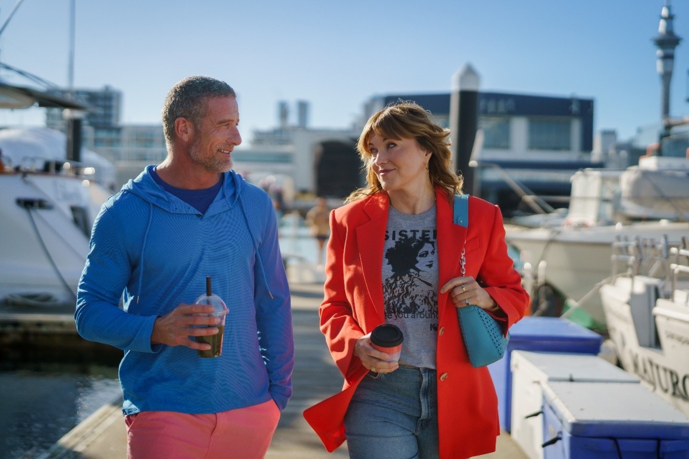 Cast members of My Life Is Murder. 