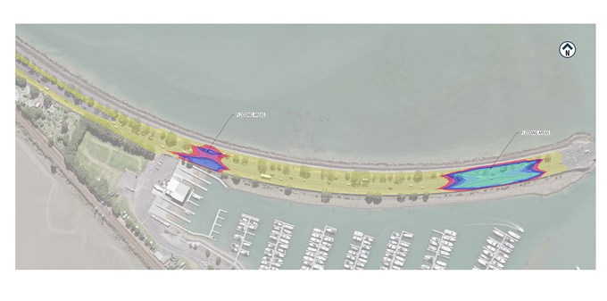 Auckland Transport to address flooding along Tamaki Drive MAP