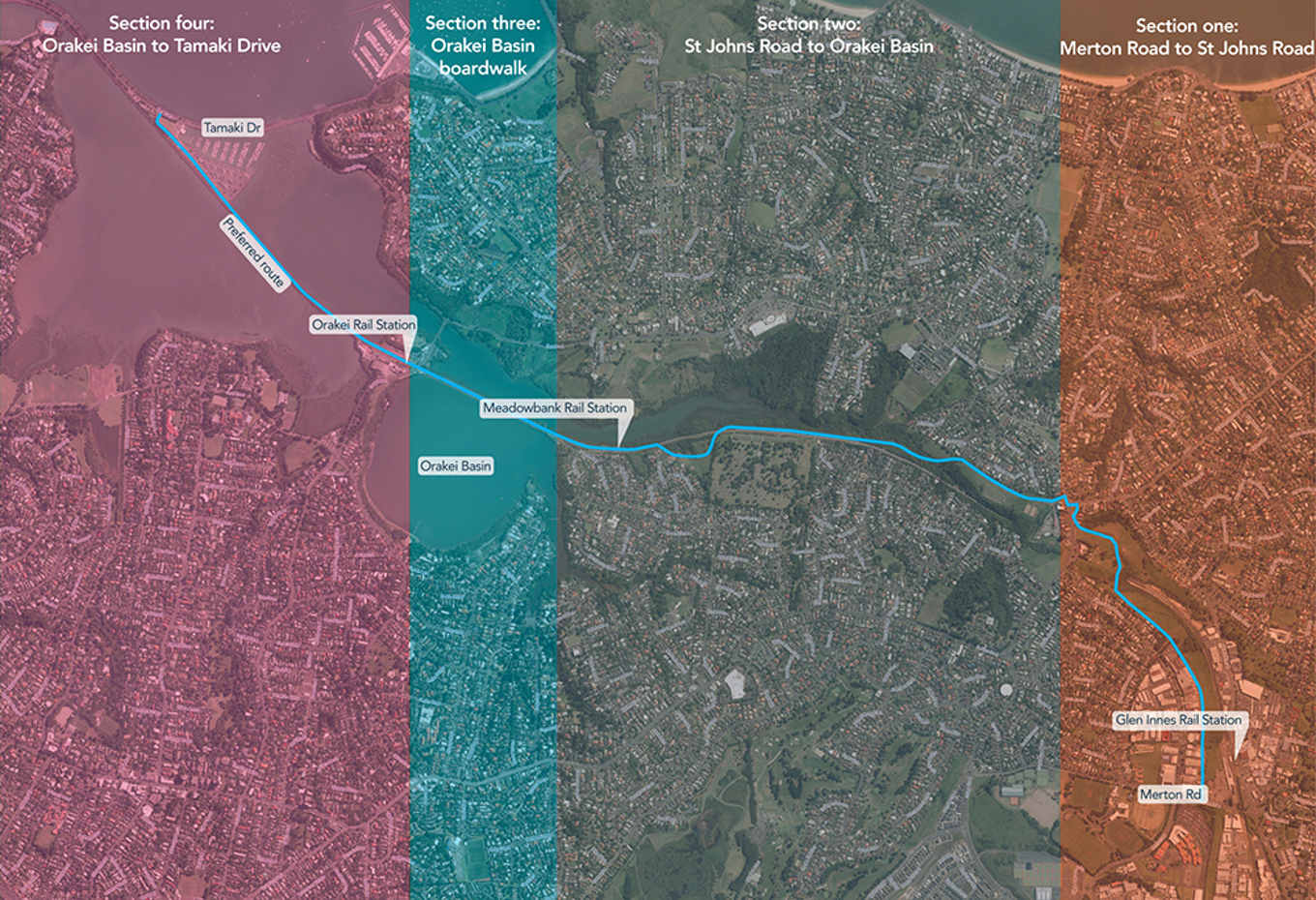 Designs revealed for Auckland’s biggest cycleway project OurAuckland