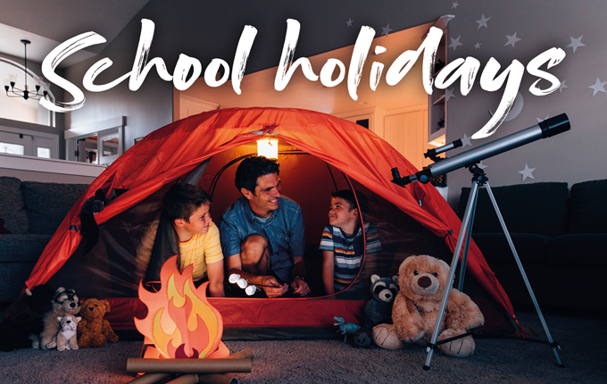 At Home OA Tile School Holidays Tent