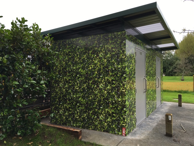 New toilet blends in at Madills Farm