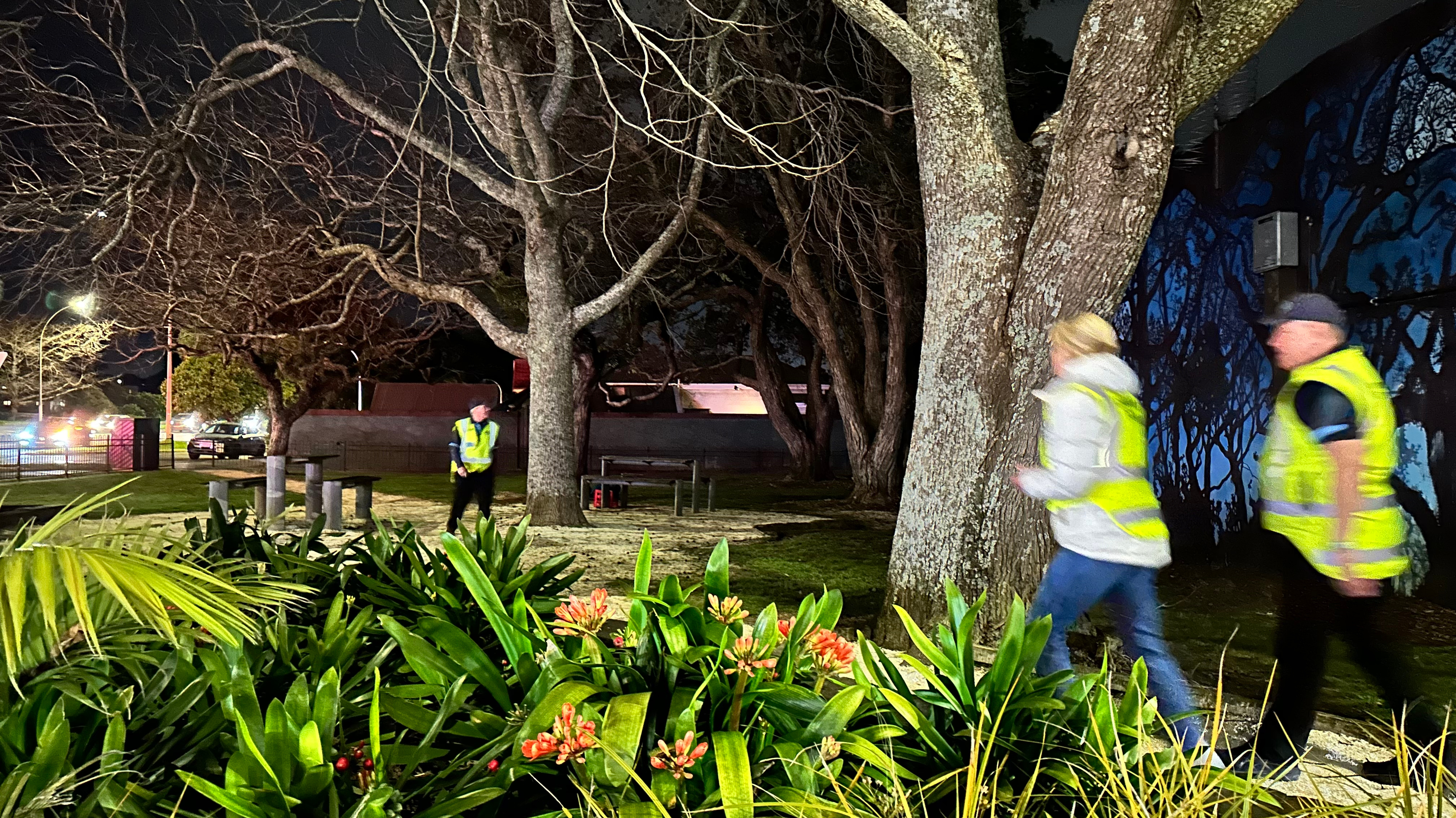 Epsom Community Patrol popping into Epsom Central pocket park