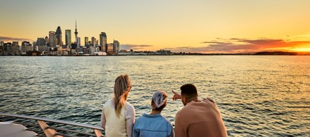 Auckland City At Sunset