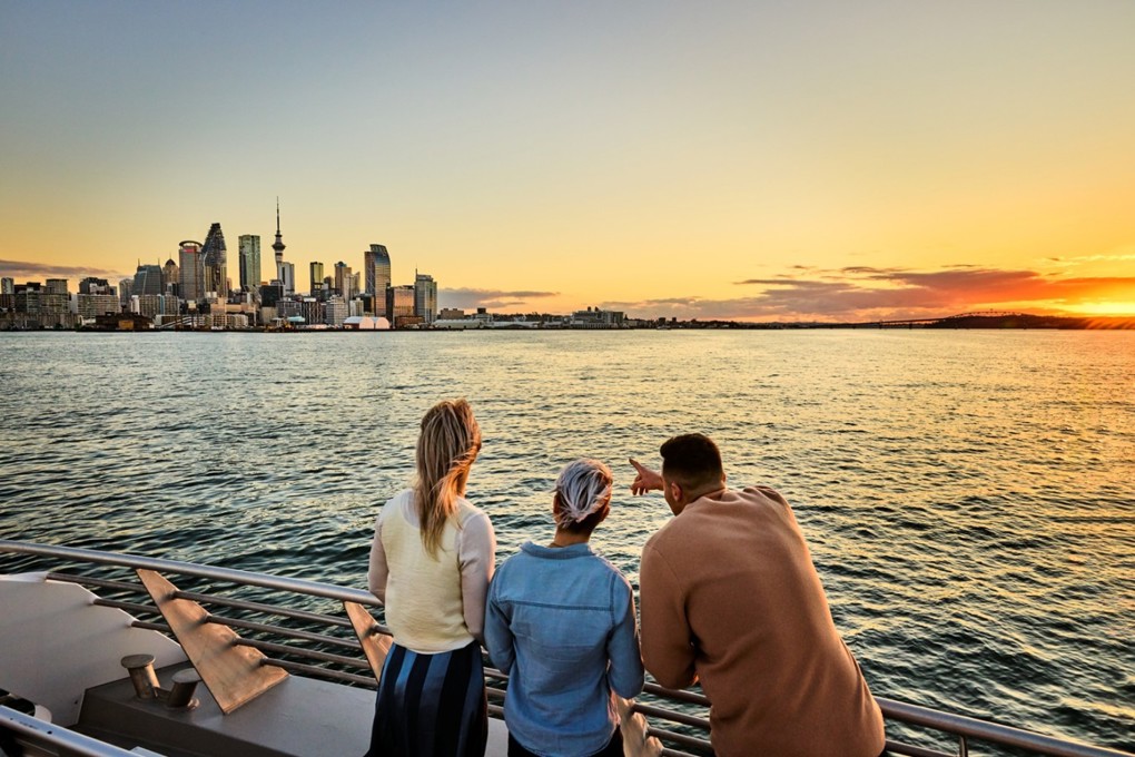 Auckland City At Sunset