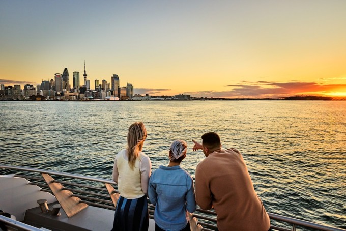 Auckland City At Sunset