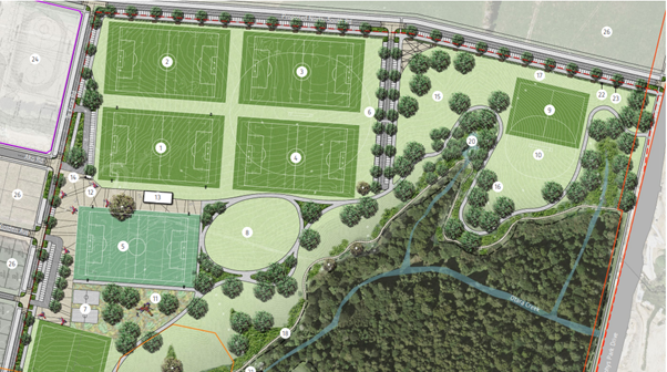 Howick Ostrich Farm Sports Field.