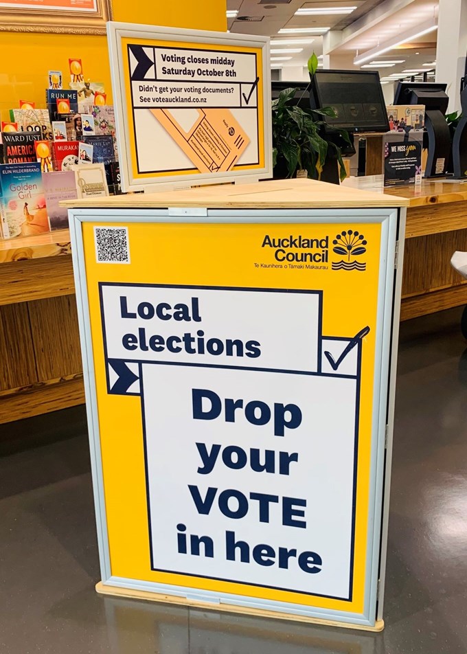Vote Box In The Auckland Central Library