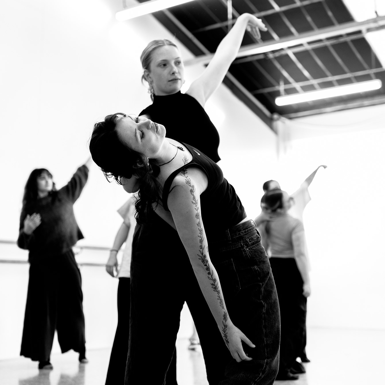 Rangatahi dancers rehearse for Feral.