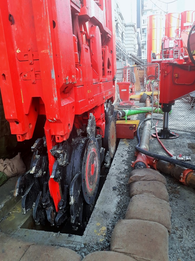 'Sandrine' starts work at Britomart