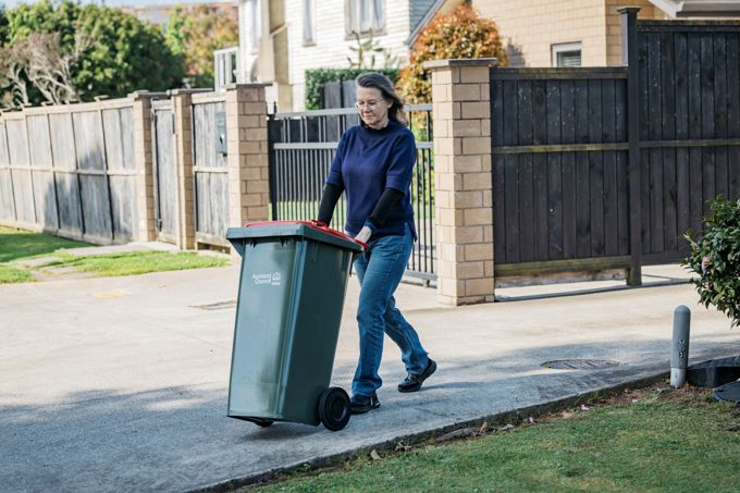 Putting Out The Rubbish Kerbside Bin RESIZED