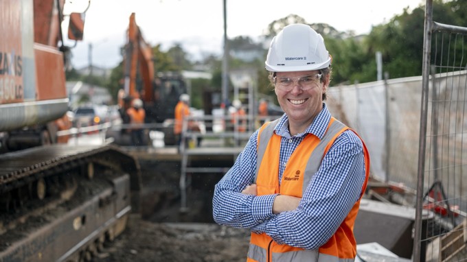 Watercare Project Manager Tim Manning