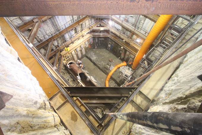 A sneak peek behind the CRL hoardings wide