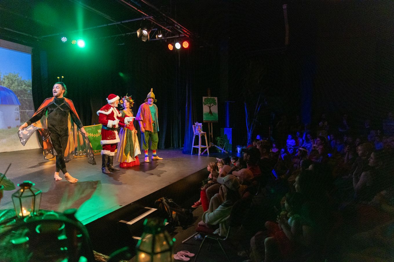 A community theatre performance. 