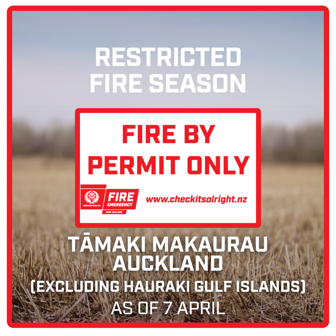 Restricted Fire Season event poster