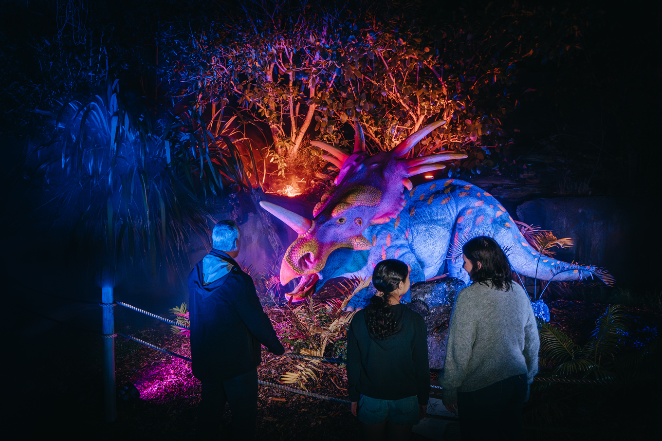 A dinosaur exhibition.