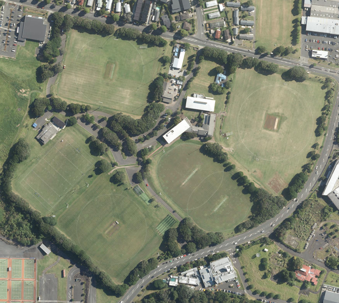 Aerial view of Colin Maiden park