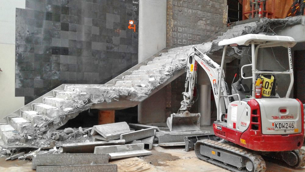 CRL construction inside Britomart Station (2)