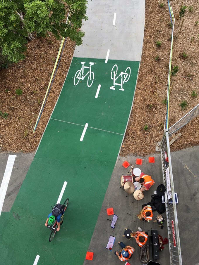 Ian McKinnon Drive Cycleway officially opened 3