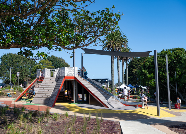 A community playground. 