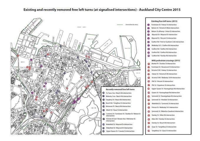 Safer walking in the city centre
