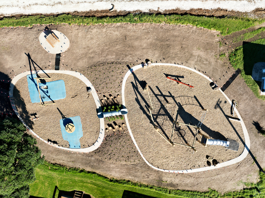 Glenbrook Beach Reserve Play Space Aerial