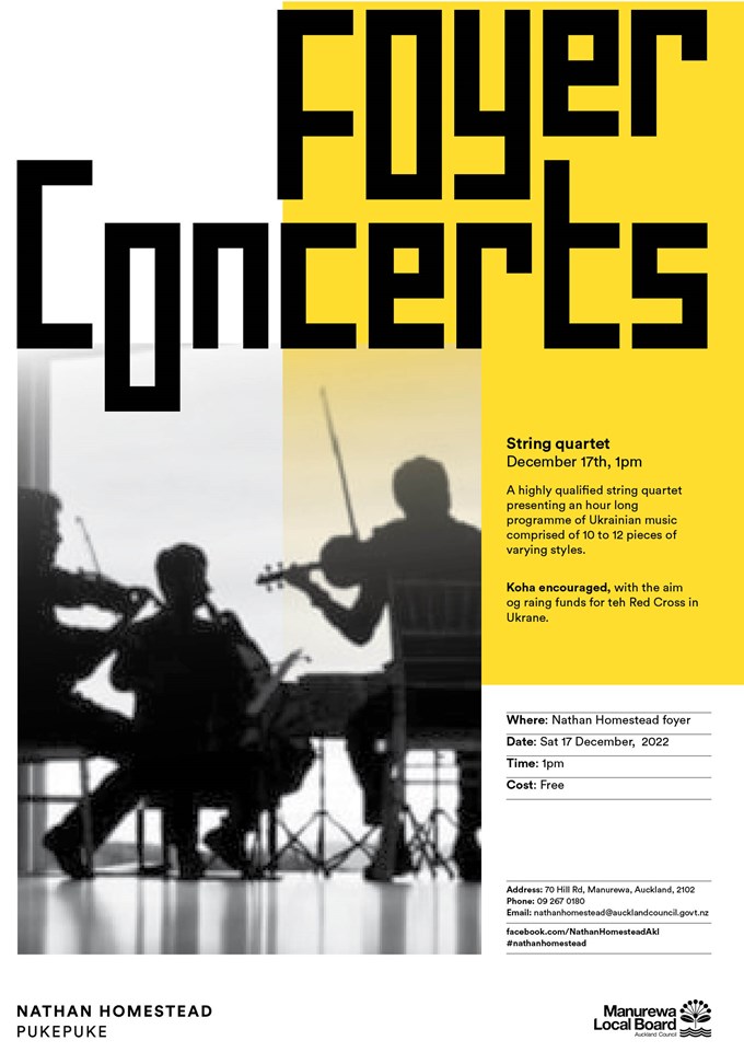 Foyer Concert Series: String Quartet
