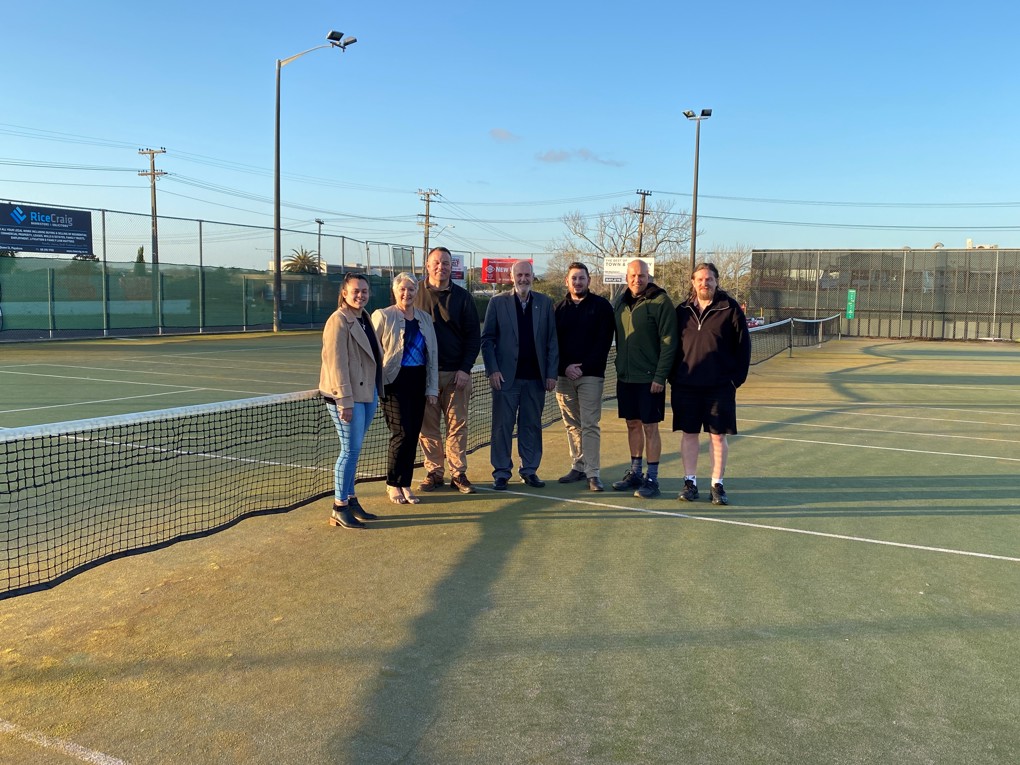 Local tennis court