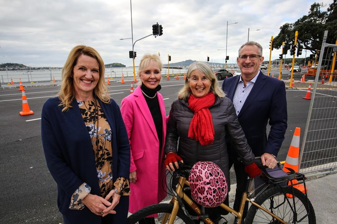 Safety first at Tamaki Drive intersection
