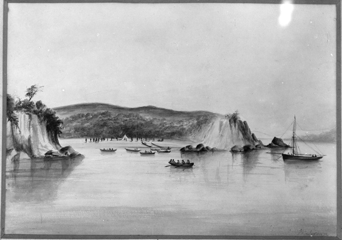 Journey of Te Tiriti o Waitangi 180 years ago in lights