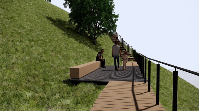 Major track upgrades begin on Mangere Mountain (1)
