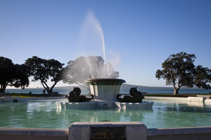 Mission Bay fountain