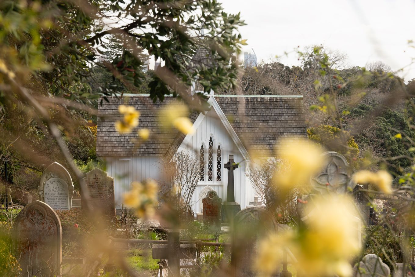 St Stephen's Chapel and Garden Cemetery. Photo credit: Rachel Ford