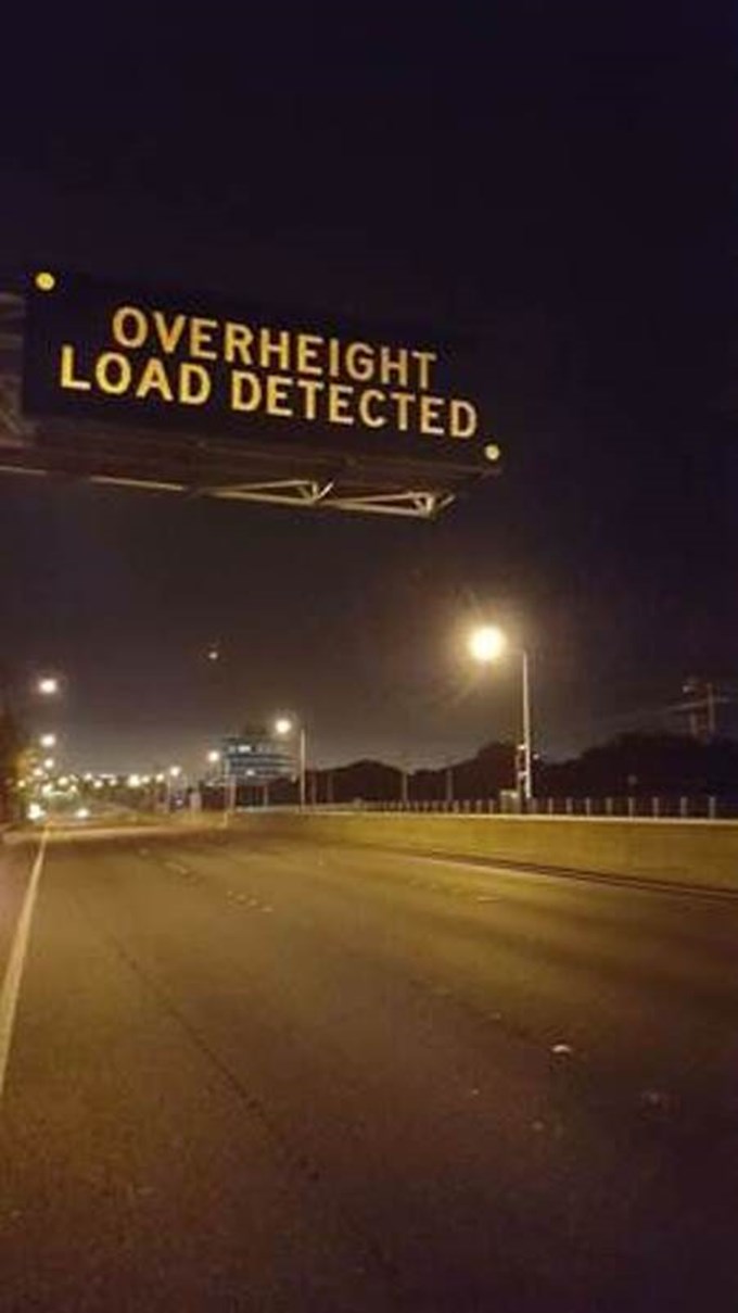 New signs to warn overheight trucks