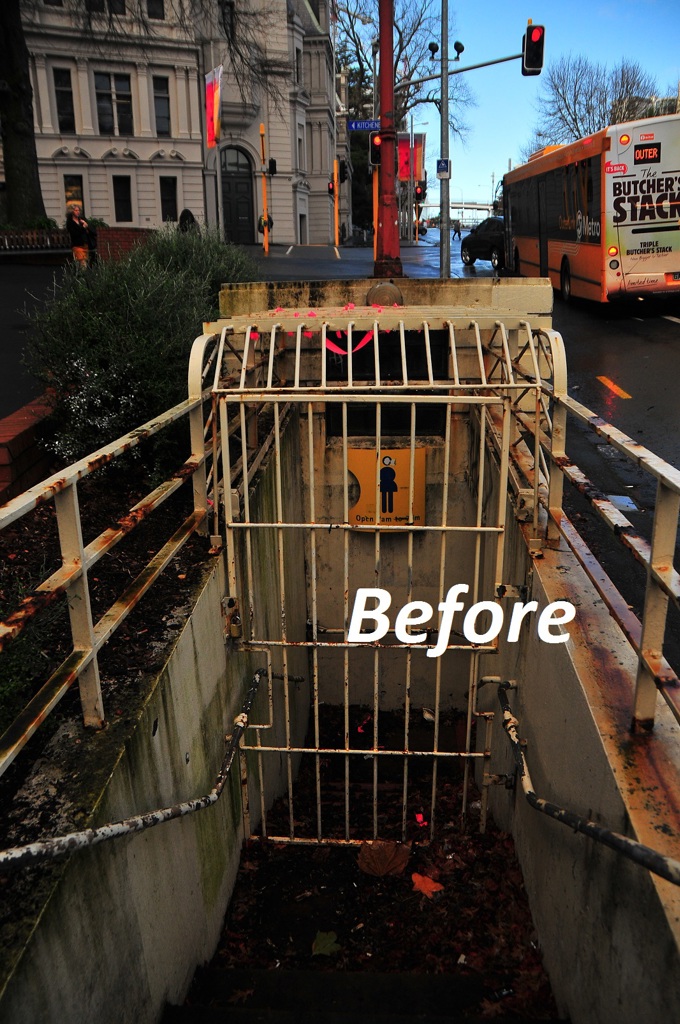 Designer loos on Wellesley 1