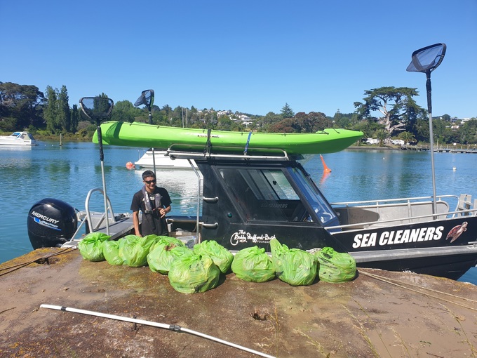 Illegal dumping cleared from Weiti River