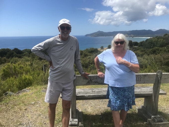 240122 PHOTO Mayor And Great Barrier Aotea Great Barrier Local Board Chair Izzy Fordham