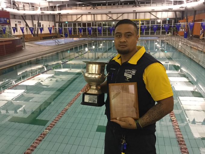 Lifeguard of the Year Sam Kau