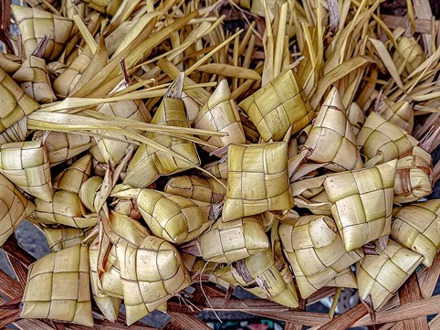 Response 151A Ketupat Pouch, Origami Paper Craft