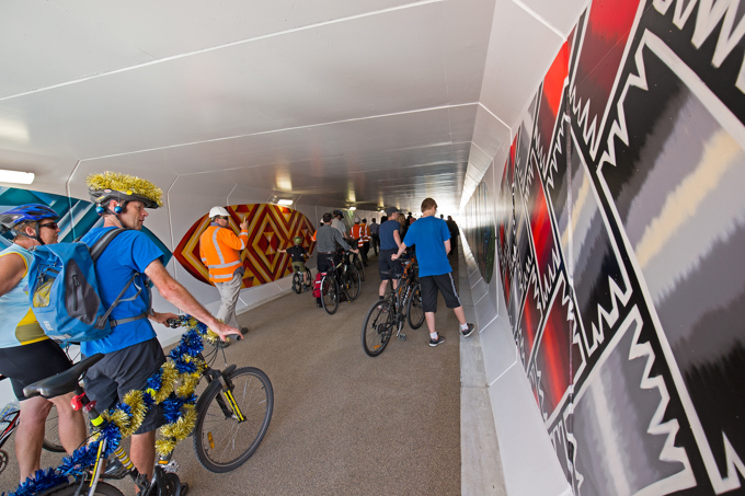 Cycleway murals celebrate natural heritage1