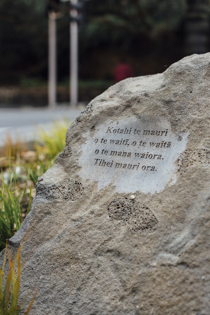 Mana Whenua rock detail