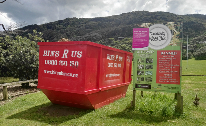 Waitakere weed bin