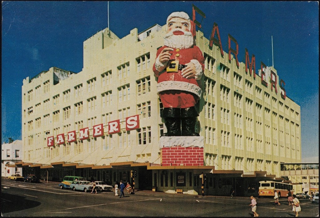 Waving farewell to Santa