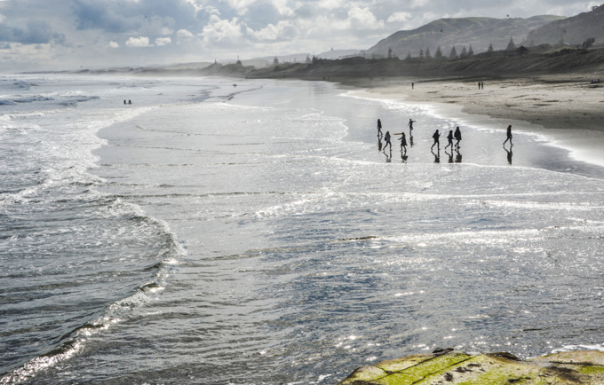 Care advised for vehicles accessing Muriwai Beach